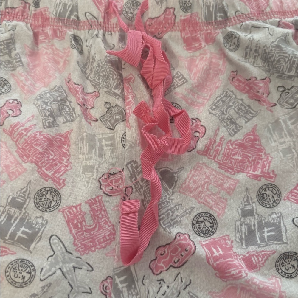 Pink and Gray Patterned Pajama/Lounge Pants 3X  NWOT but washed once - Picture 2 of 3